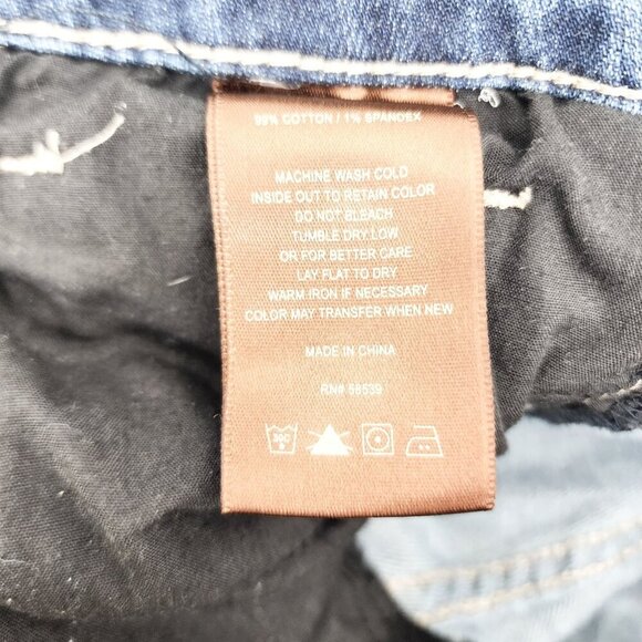 Kut From The‎ Kloth Jean Catherine Boyfriend KFTK Blue Denim Women's Size 8 READ - Picture 9 of 11